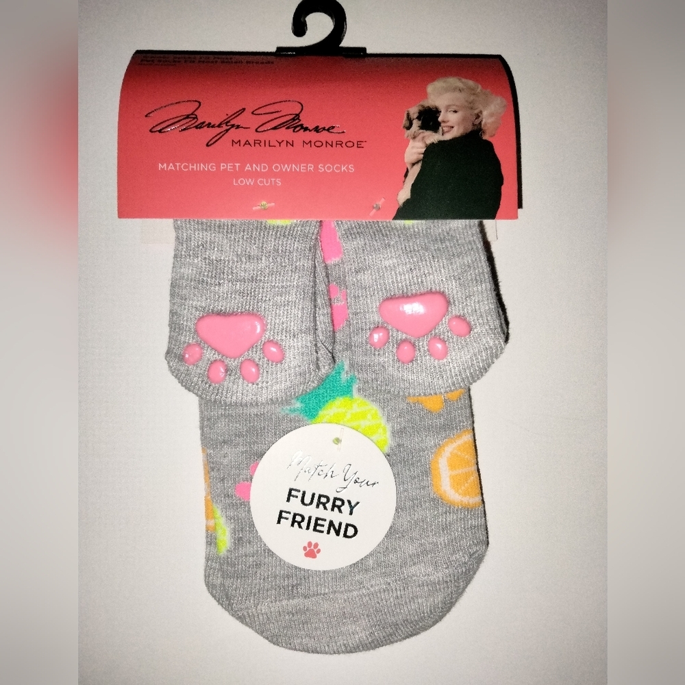 Marilyn Monroe (Multicolored) Print Matching Pet & Owner Low Cut Socks (NEW-NWT)